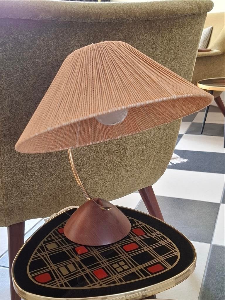 Temde Leuchten tafellamp '60s ( Retro/Vintage/Design ), Huis en Inrichting, Vintage, Ophalen of Verzenden, Zo goed als nieuw, Hout