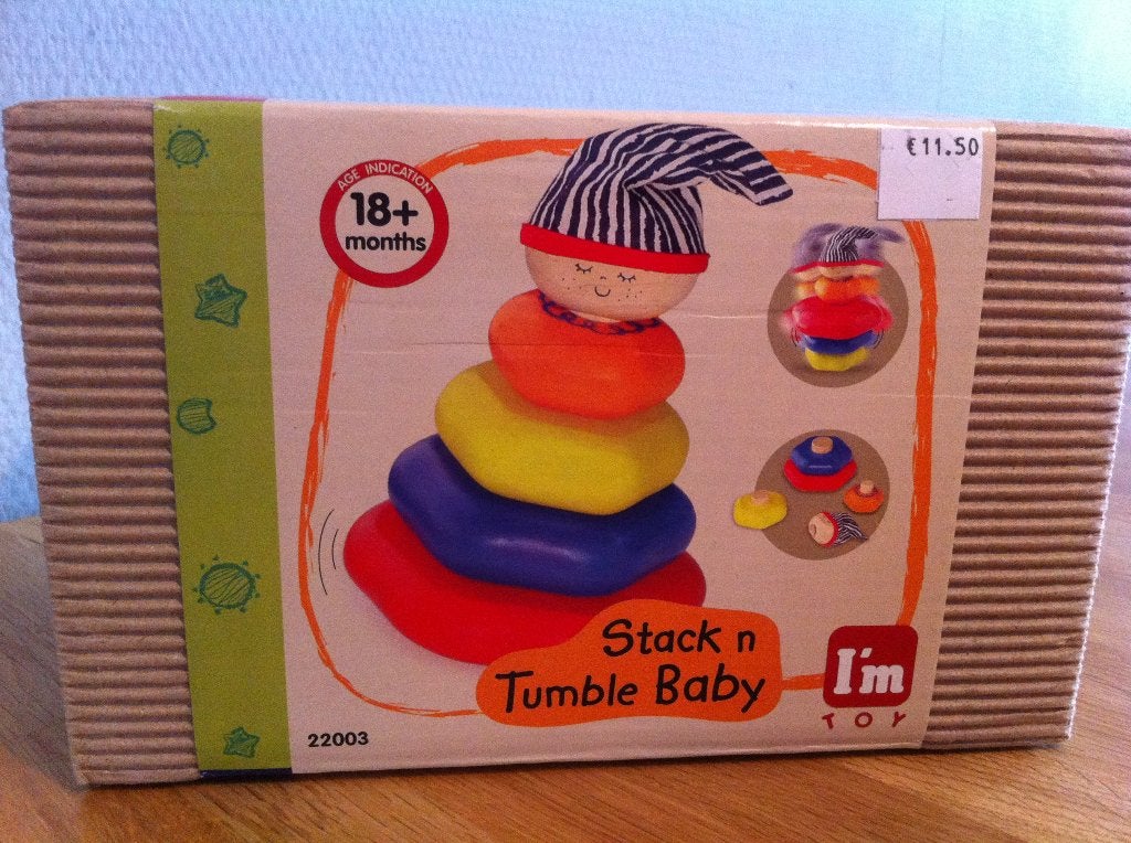 I ‘m Toy Houten Puzzel Tuimel stapel toren, Ophalen of Verzenden, Nieuw, Overige typen