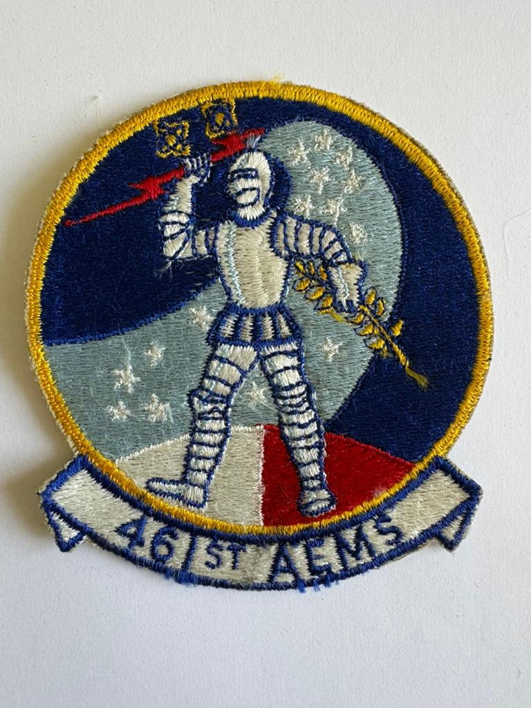 USAF 60's-70's 461st A & E MAINT. SQUADRON (AEMS) patch, Verzamelen, Militaria | Algemeen, Ophalen of Verzenden, Luchtmacht, Nederland