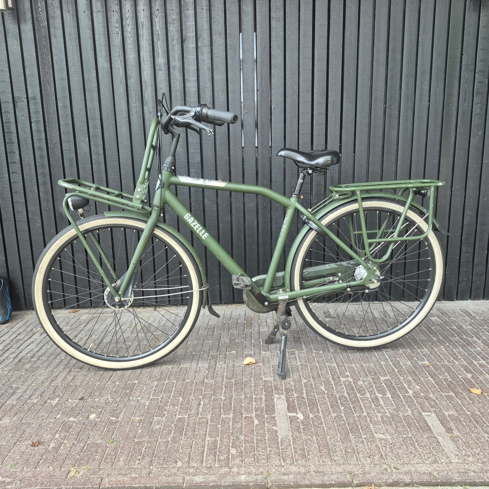Gazelle Heavy Duty fiets groen, 49 tot 53 cm, Ophalen, Gebruikt, Gazelle