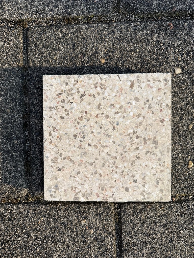 Vloertegels Bomarbre 30x30 20x20 Terrazzo (Granito), Ophalen, Gebruikt, Keramiek, 20 tot 40 cm