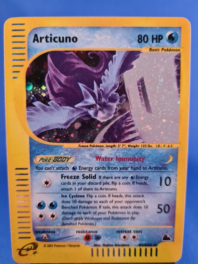 Articuno H3/H32 - Skyridge, Verzenden, Gebruikt