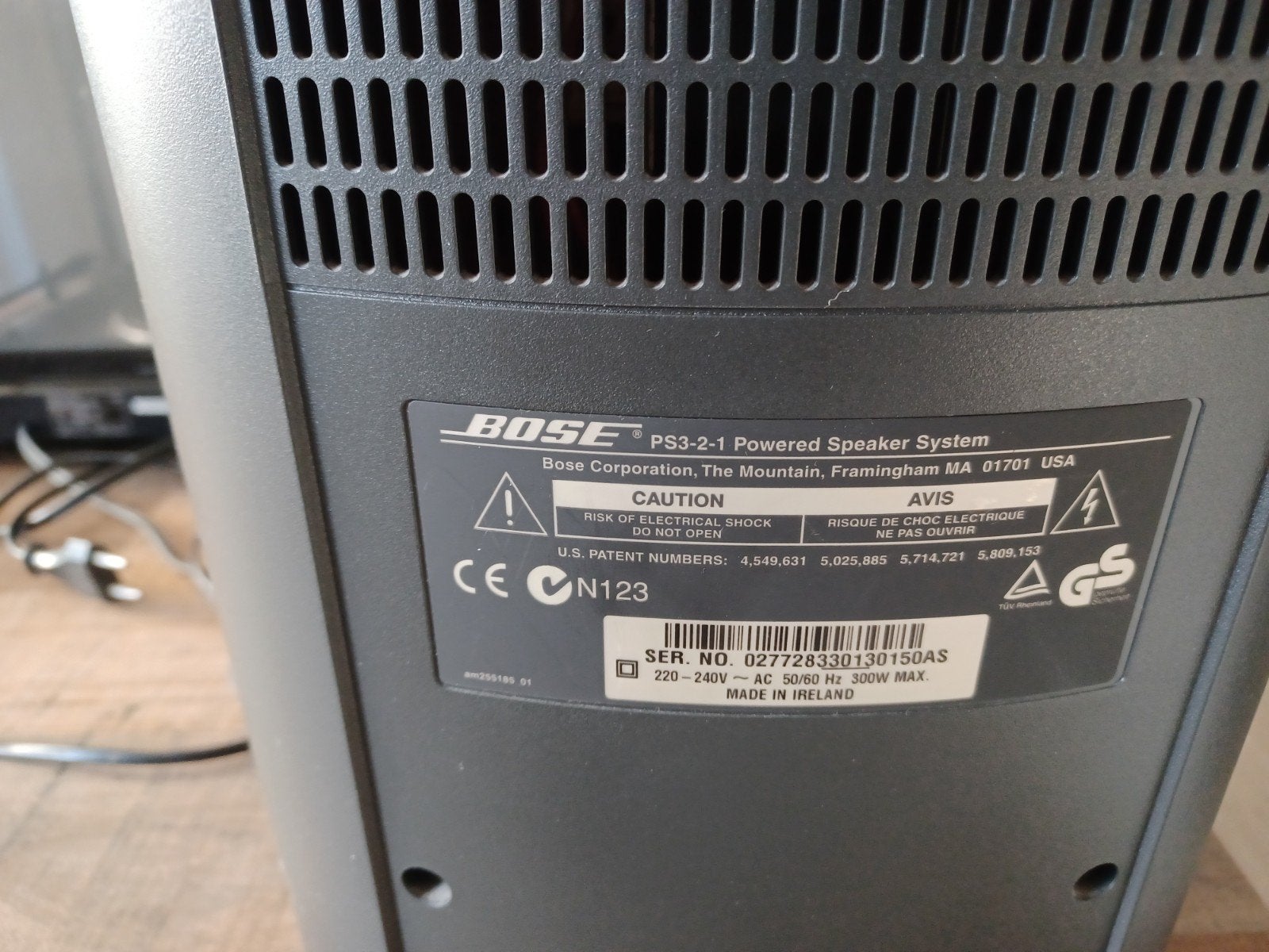 Bose dolby surround systemen zwart, Gebruikt, 2.1-systeem, 70 watt of meer, Dvd-speler