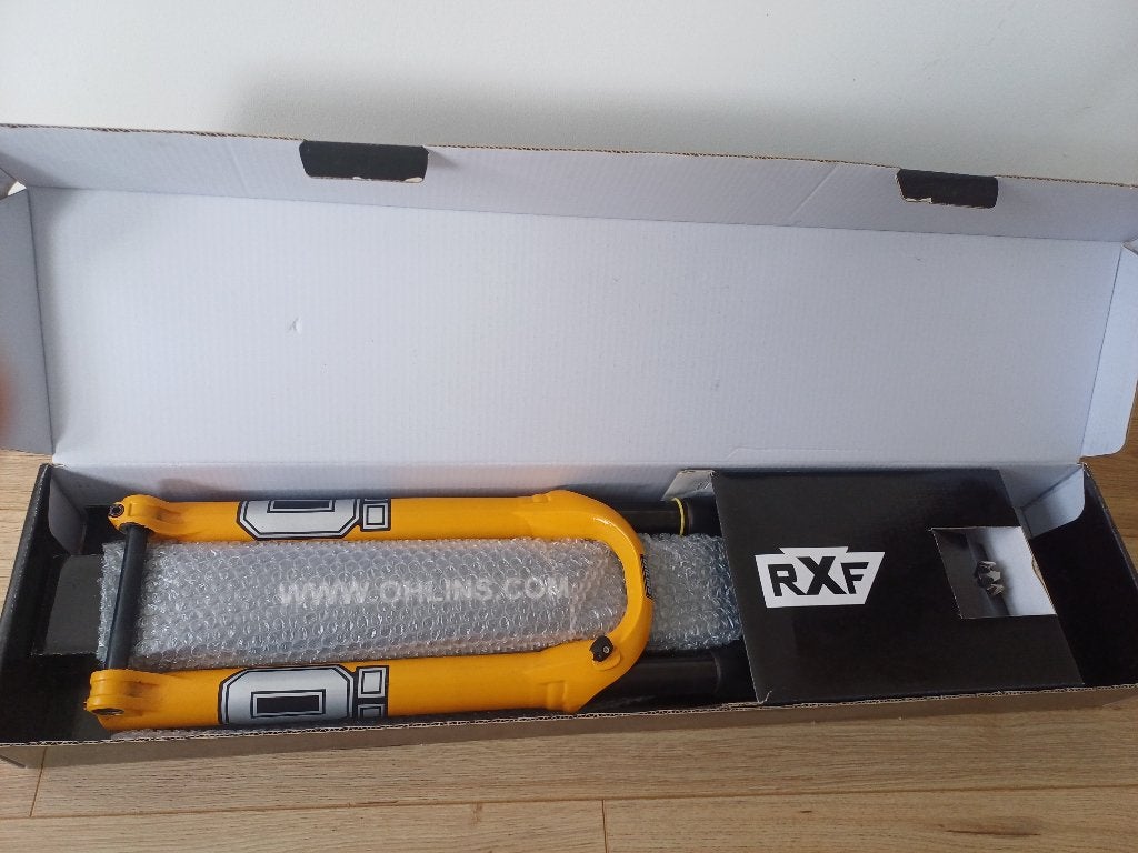 Ohlins RXC34 110mm voorvork, Ophalen of Verzenden, Zo goed als nieuw, Voorvork, Aluminium