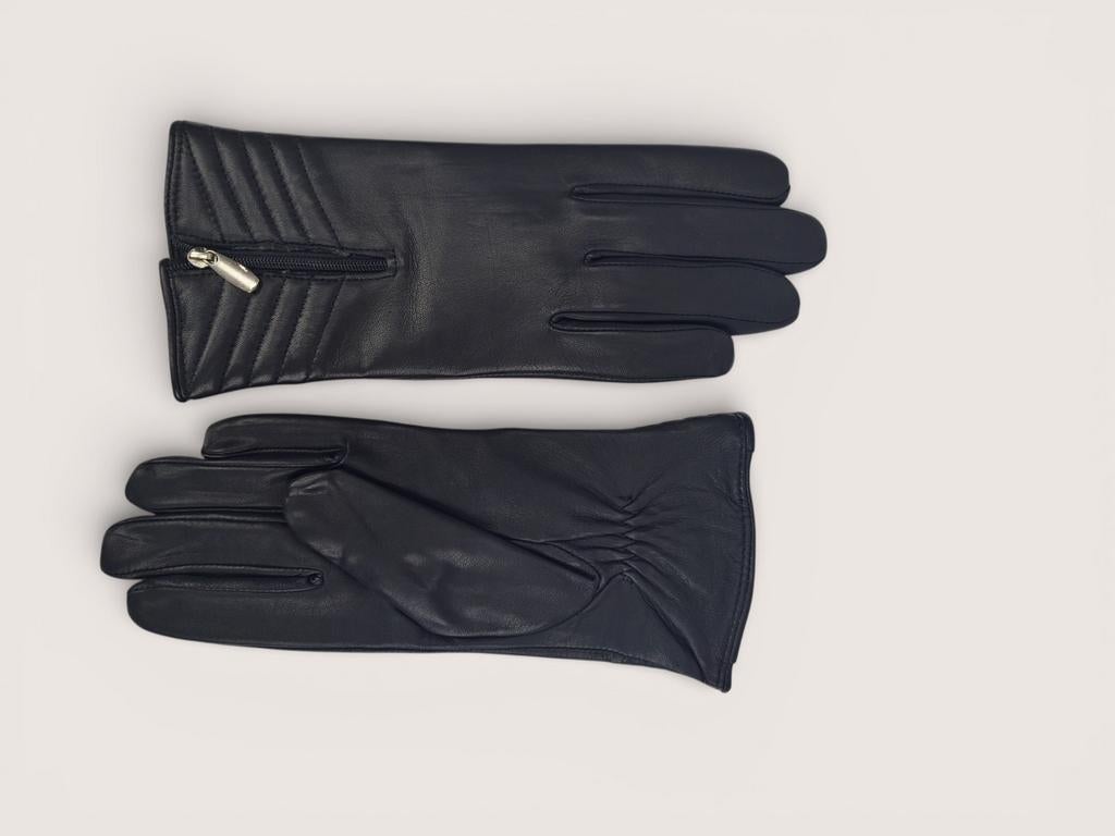 Luxe Leren Dameshandschoenen met Rits - Maat 7, Kleding | Dames, Mutsen, Sjaals en Handschoenen, Nieuw, Ophalen of Verzenden, Onbekend