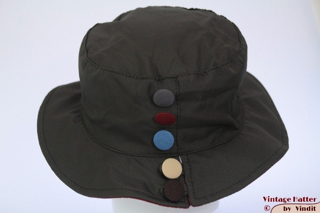 Dames regenhoed Hawkins donker groen 53-57 en 54-58 nieuw, Hoed, Hawkins, Nieuw, One size fits all