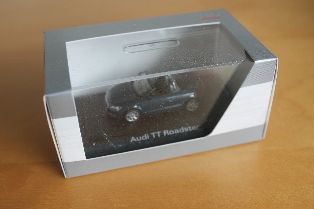 Wiking Audi TT Cabrio type II in Audi-pcbox, Ophalen of Verzenden, Zo goed als nieuw, Auto, Wiking
