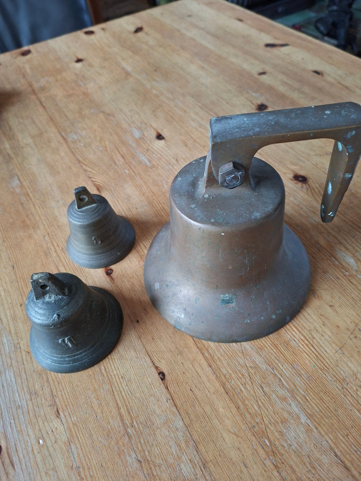 Koperen/ messing scheepsbel, Antiek en Kunst, Antiek | Koper en Brons, Ophalen of Verzenden
