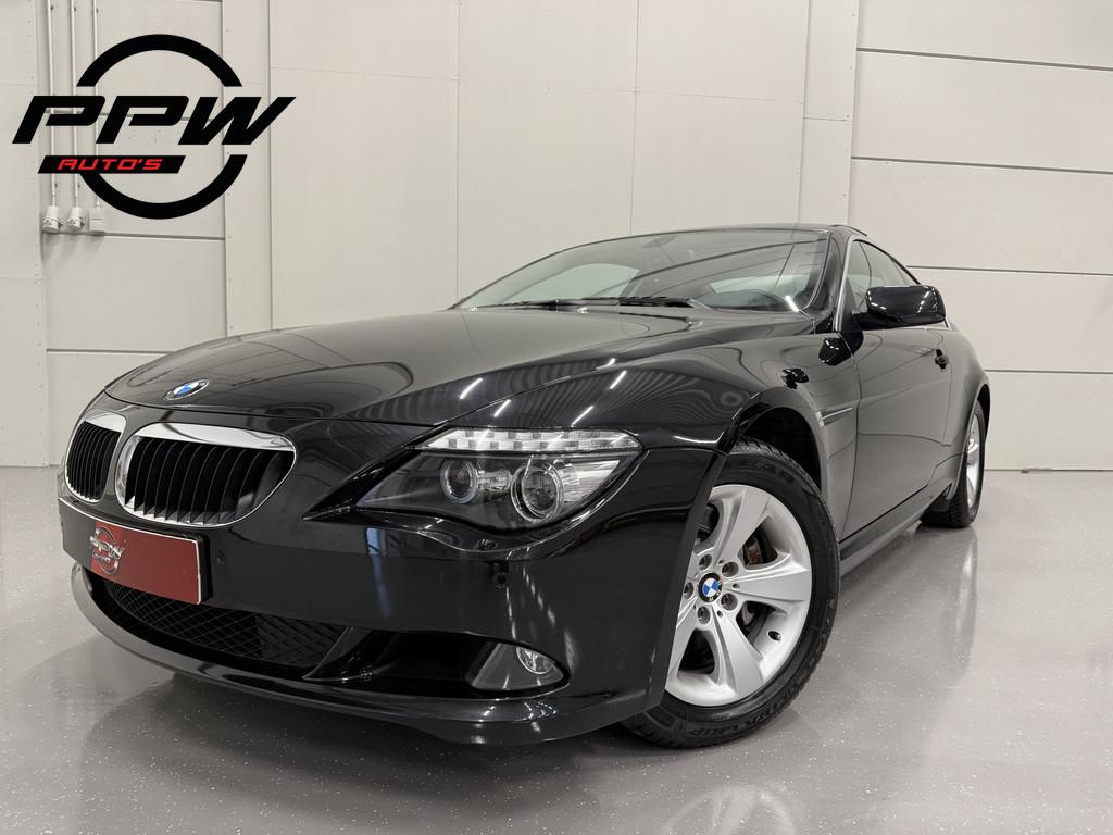 BMW 6 Serie 630i High Exe 48.232km/PANO/LEER/XENON/SOFT-CLOS, Auto's, Achterwielaandrijving, Gebruikt, Zwart, Met garantie (alle)