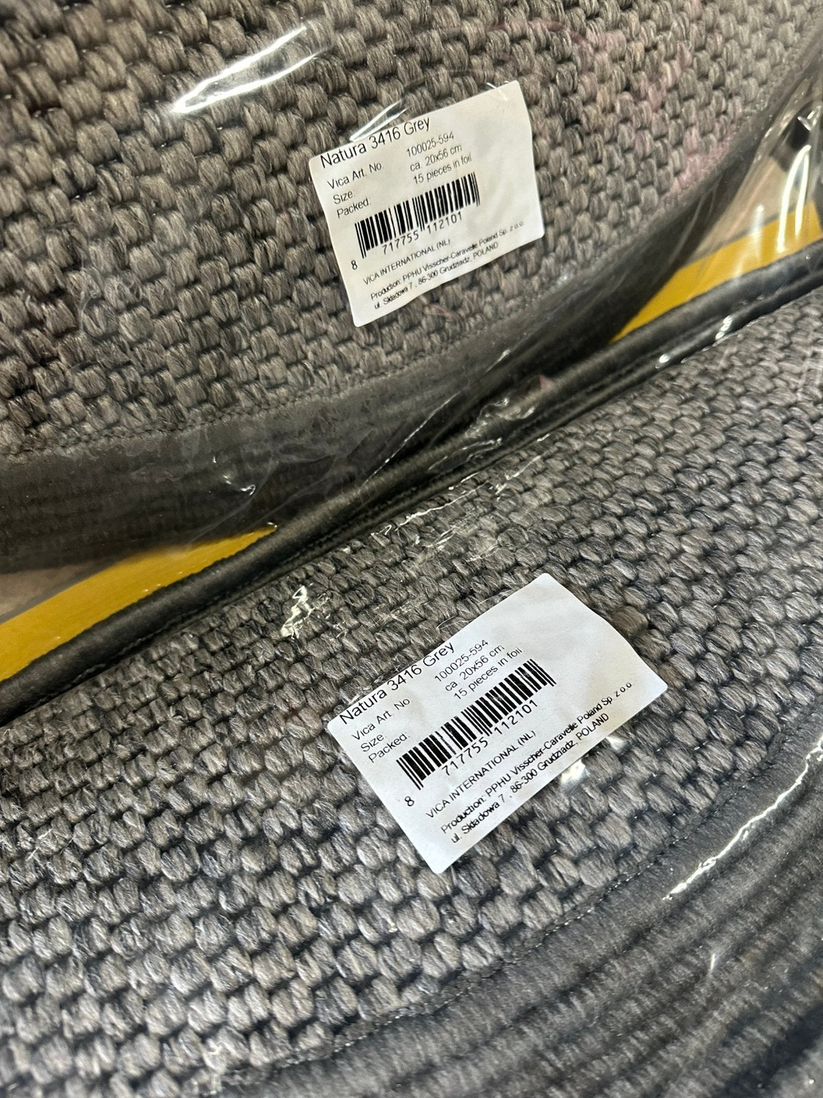 Trapmaantjes grijs – complete set van 15 stuks NIEUW!, Doe-het-zelf en Verbouw, Ophalen of Verzenden, Nieuw