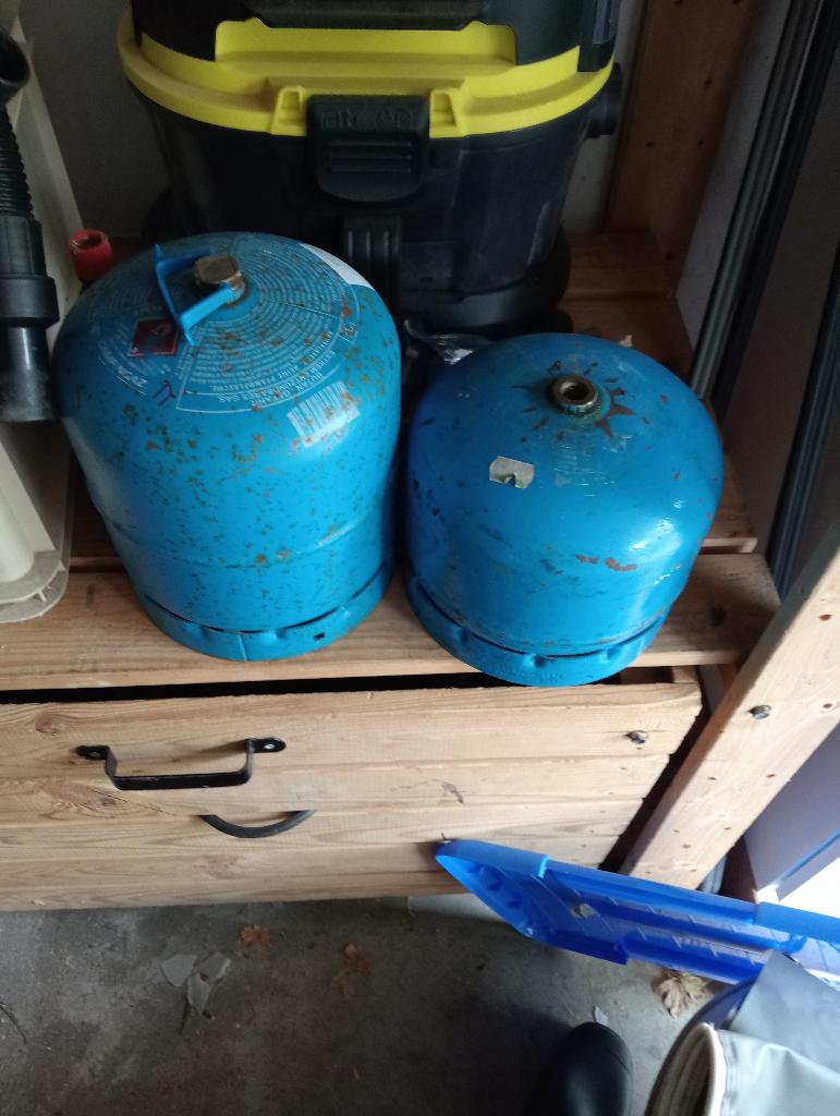 camping gasflessen, Ophalen, Gebruikt