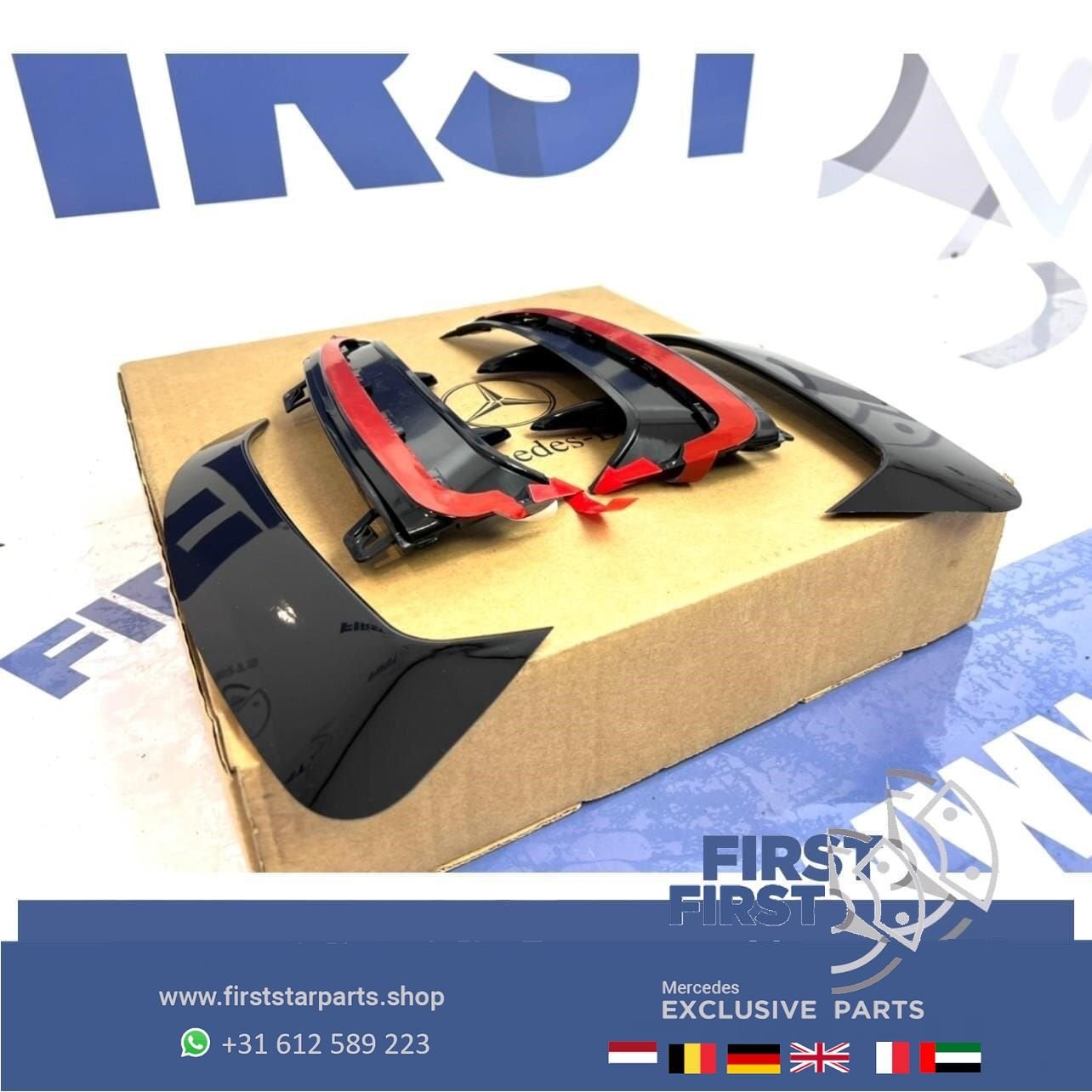 W177 A45 AMG ACHTERBUMPER AERO SPLITTER SET L/R 2018-2022 SP