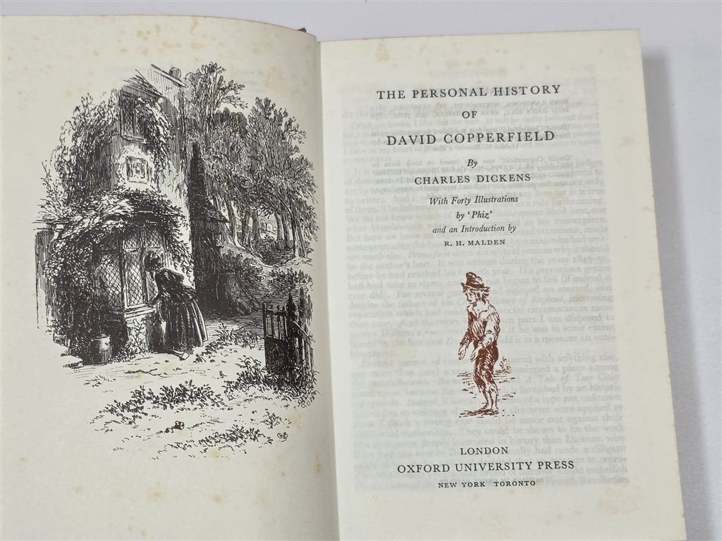 David Copperfield — Illustrated Oxford Edition 878p Dickens, Boeken, Ophalen of Verzenden, Gelezen
