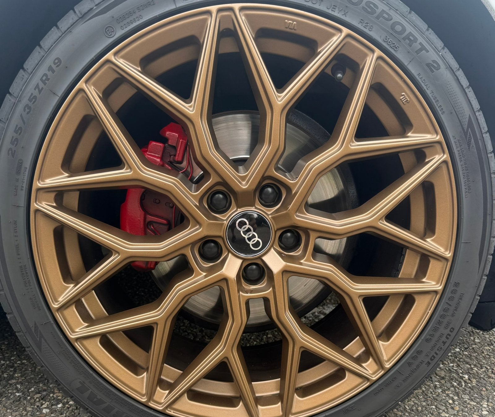 19 inch custom vossen look nieuwstaat 4 maanden oud !, 19 inch, 255 mm, Banden en Velgen, Nieuw
