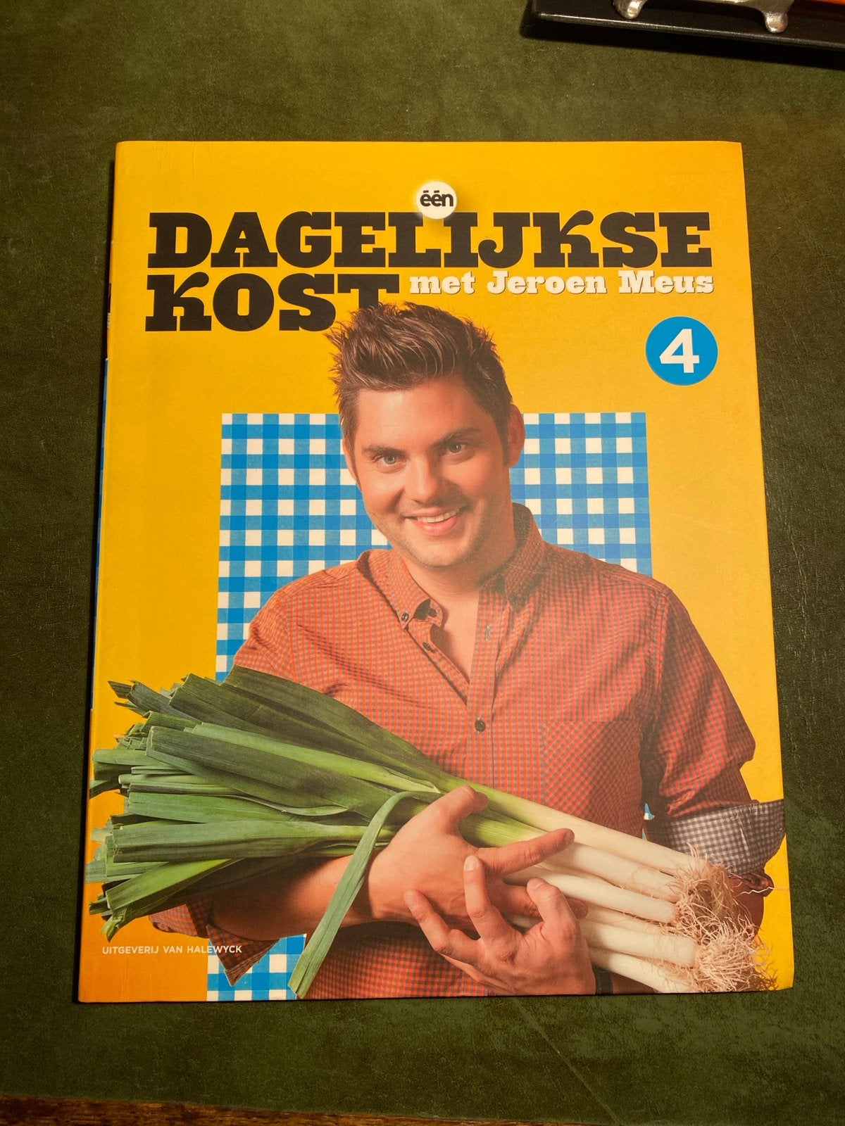 Een Dagelijkse Kost met Jeroen Meus 4 - Kookboek, Boeken, Voorgerechten en Soepen, Ophalen of Verzenden, Zo goed als nieuw, Gezond koken