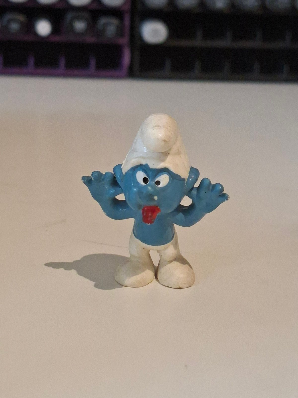 Ondeugende Smurf Schleich Figuur, Ophalen of Verzenden, Gebruikt, Overige Smurfen, Poppetje, Figuurtje of Knuffel