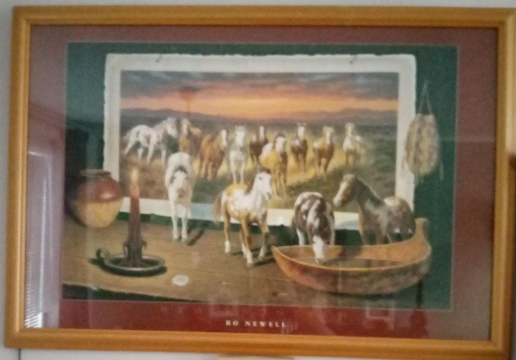 Fine art print van Bo Newell, Ophalen, 1980 tot heden, Zo goed als nieuw, Overige onderwerpen