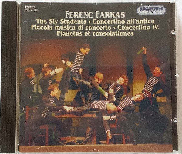 CD Farkas : The Sly students, Concertino, Ophalen of Verzenden, Modernisme tot heden, Zo goed als nieuw, Vocaal