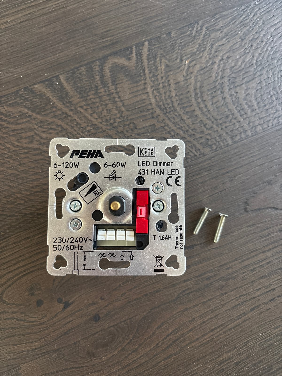 Nieuwe PEHA LED Dimmer 6-60W, 6-120W Halogeen, Ophalen of Verzenden, Nieuw, Overige merken, Dimmer