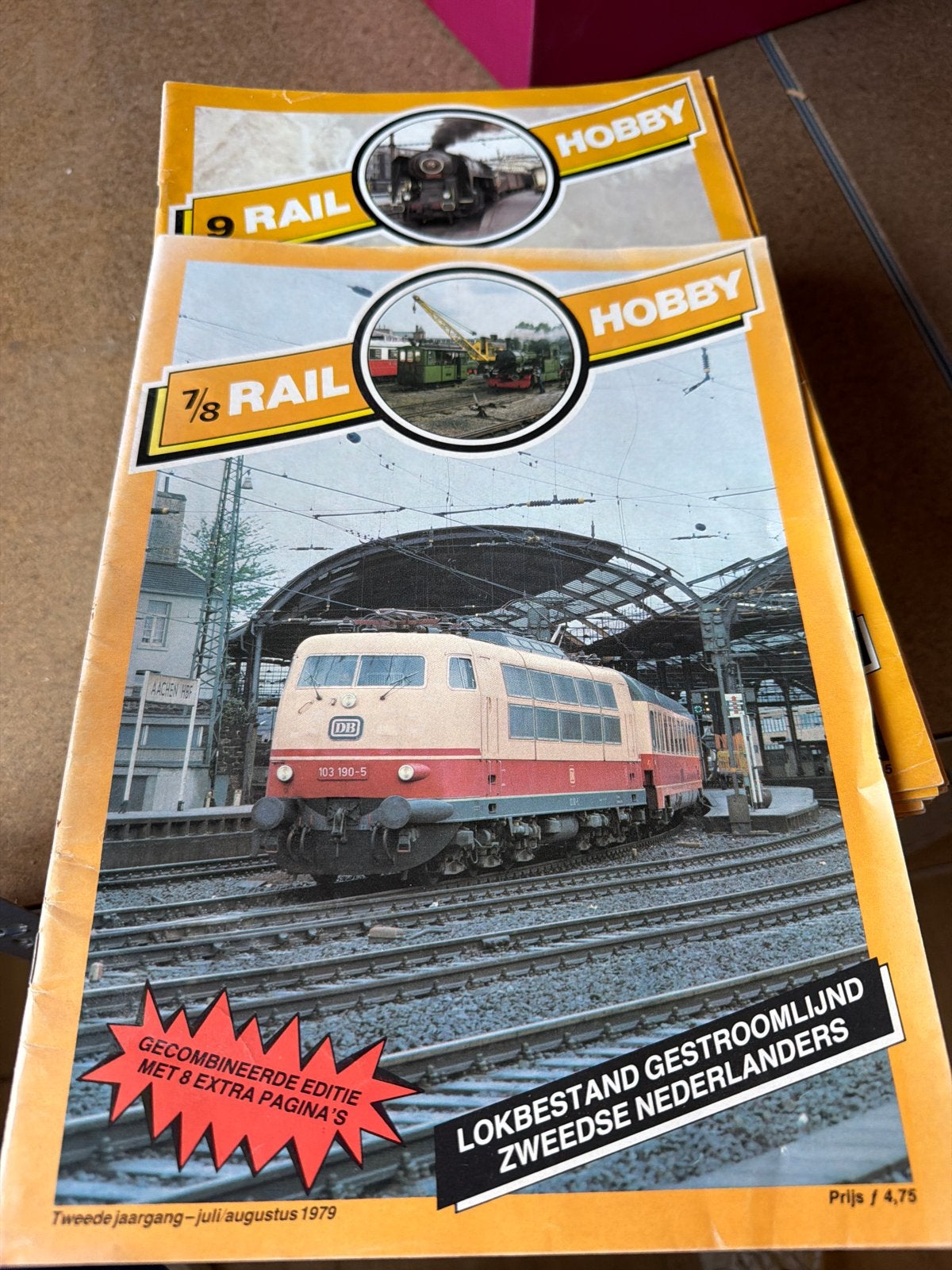 Tijdschrift RailHobby Jaargang 1979/1980/1981/1982/1983/1984, Ophalen, Gelezen, Overige typen