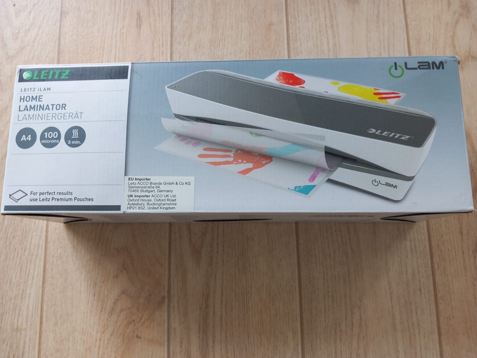 Leitz laminator + nieuw pak lamineervellen, Ophalen of Verzenden, Nieuw