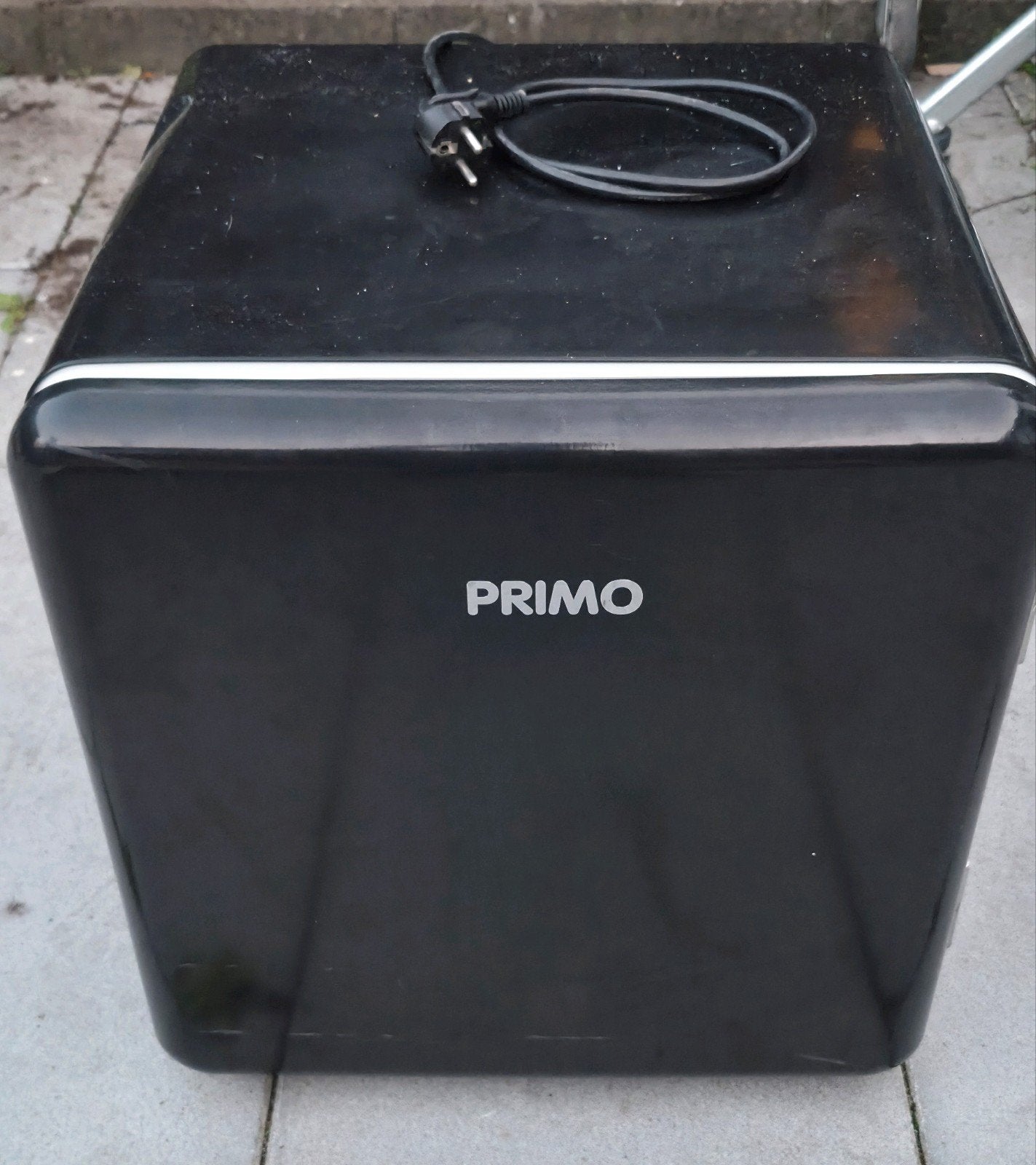 Compacte Primo PR110RKB Koelkast met Vriesvak, Witgoed en Apparatuur, Ophalen, Gebruikt, Minder dan 75 liter, Met vriesvak