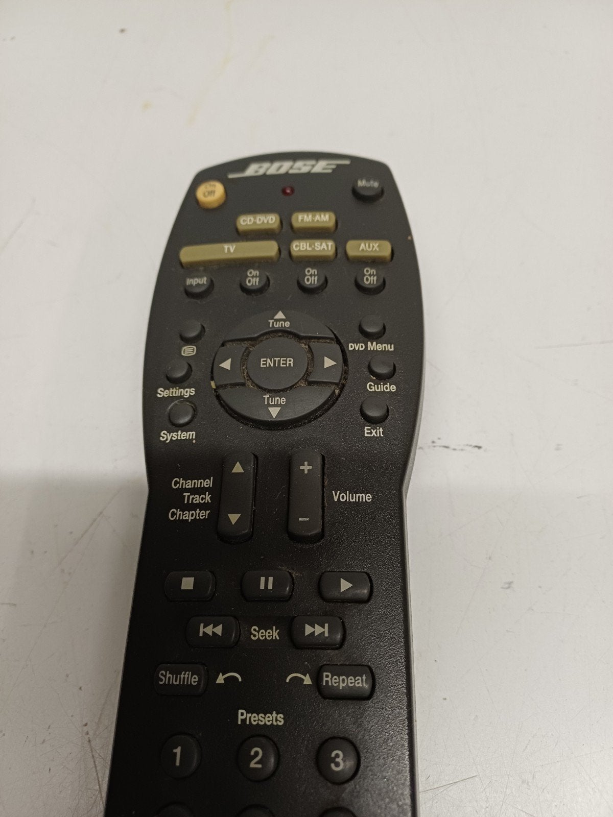 Bose Afstandsbediening voor de 321 Series, Ophalen of Verzenden, Gebruikt, Origineel, Mediaspeler