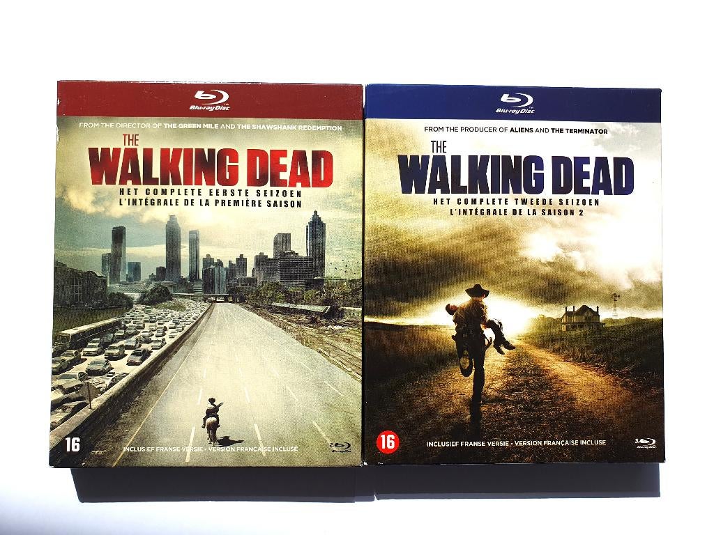 The Walking Dead - Seizoen 1 + 2 (5 disc), Ophalen of Verzenden, Zo goed als nieuw, Tv en Series