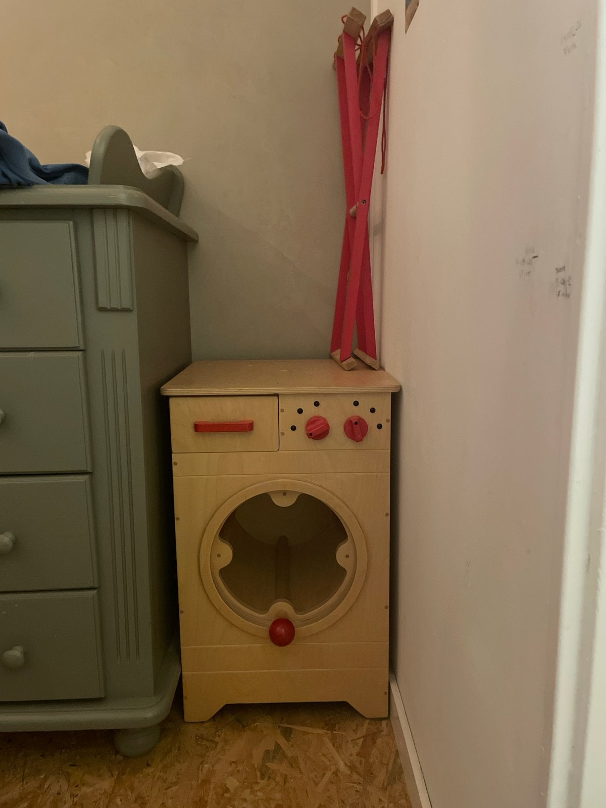 Van Dijk Toys Houten Speelgoed Keuken Set met Wasmachine, Kinderen en Baby's, Ophalen, Gebruikt, Meubelstuk of Keukentje