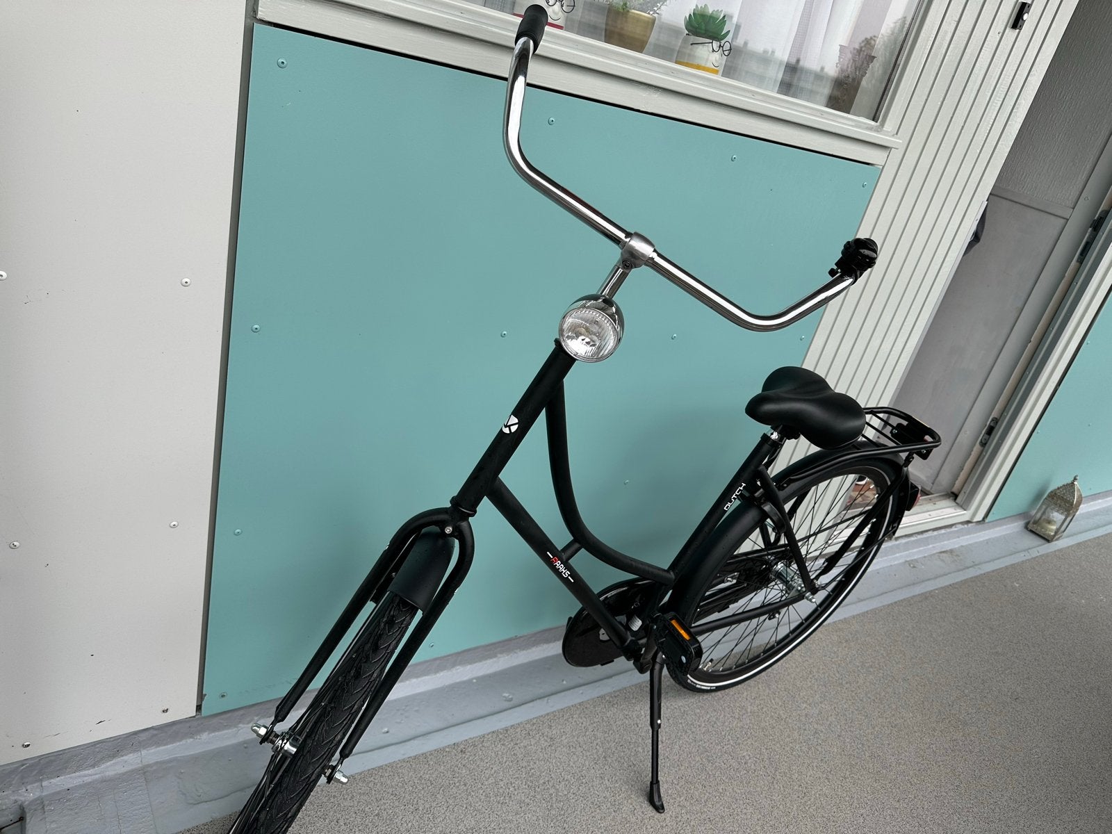 Nieuwe zwarte stadsfiets met lage instap, Terugtraprem, (Extra) lage instap, Nieuw, 50 tot 53 cm