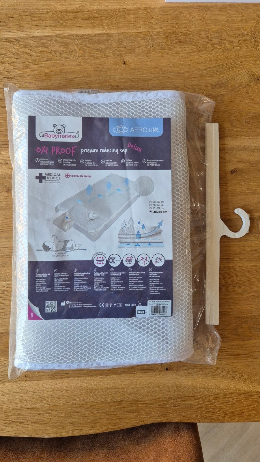 Babymatex Topper Wieg / Co-Sleeper 48x82cm, Ophalen of Verzenden, Nieuw, Wieg