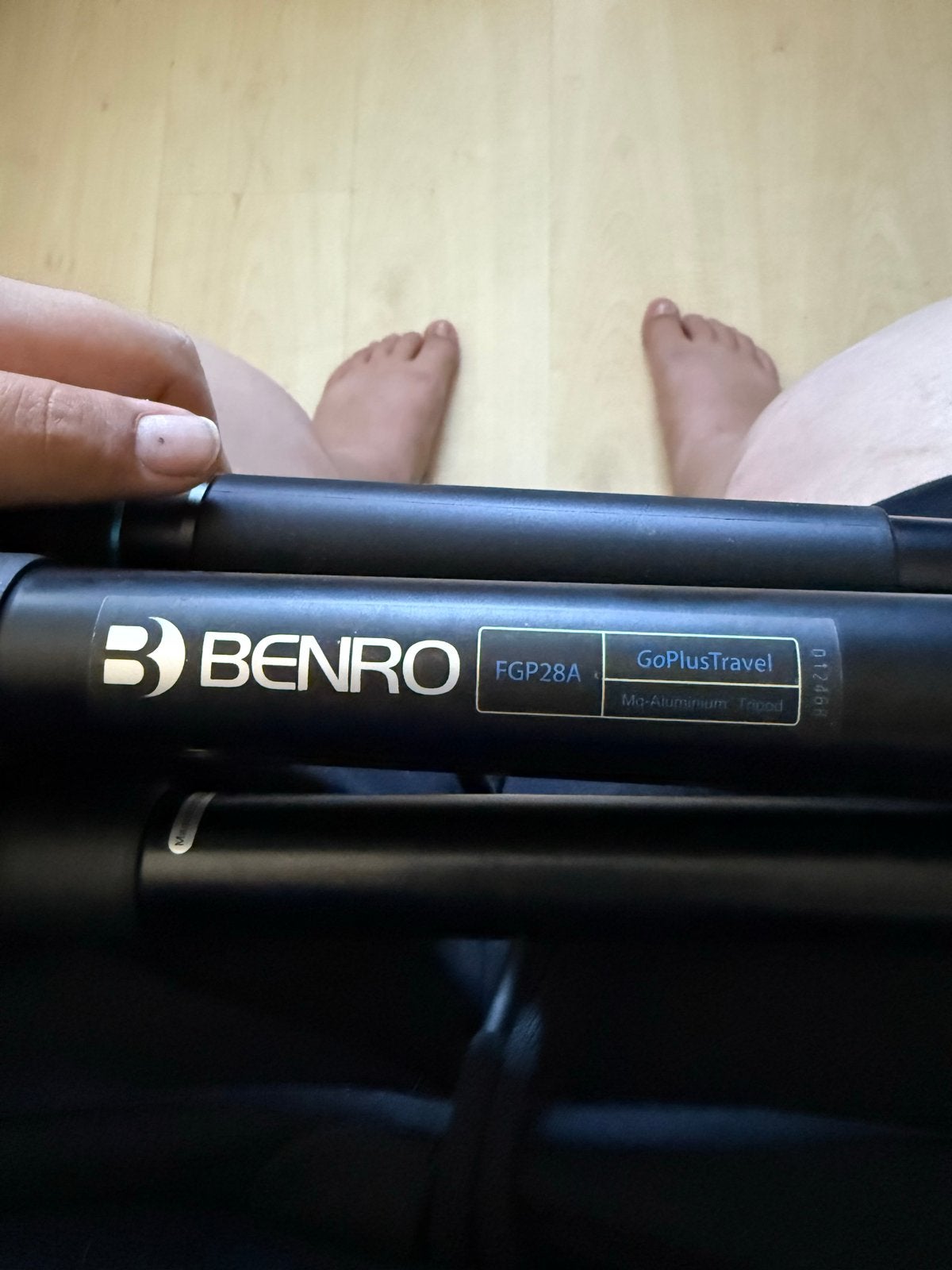 Benro FGP28A GoPlusTravel Mg-Aluminium Statief, Benro, Zo goed als nieuw, 150 tot 175 cm, Inklapbaar