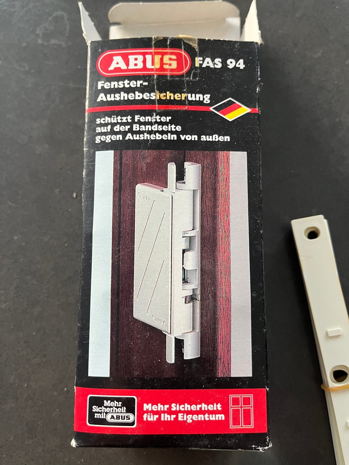 Abus Scharnierbescherming FAS94 - Extra Veiligheid, Ophalen of Verzenden, Gebruikt, Overige materialen, Scharnier