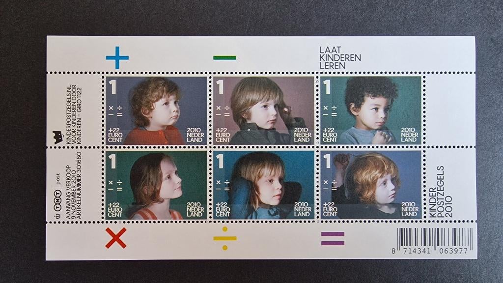 2010 Nederland Blok Kinderzegels NVPH 2776. Postfris., Ophalen of Verzenden, Na 1940, Postfris