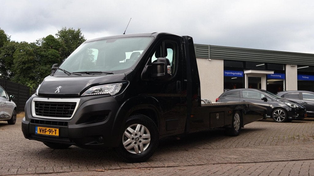 Peugeot Boxer 435 2.2 BlueHDi 165 L4 Pro Zwaar|Tijhof|NL-aut, Voorwielaandrijving, Stof, Gebruikt, 4 cilinders