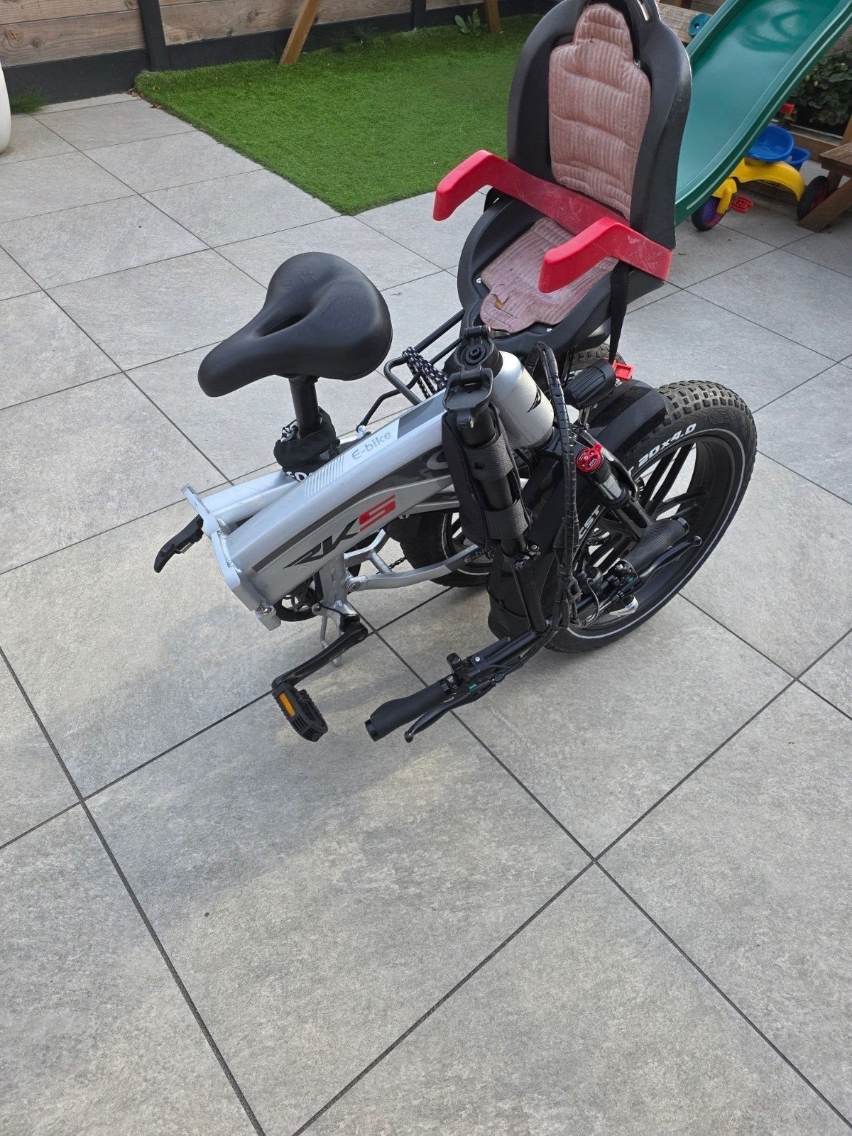 RKS RD5 opvouwbare elektrische fatbike met kinderzitje, Overige merken, Ophalen of Verzenden, Zo goed als nieuw, Minder dan 47 cm
