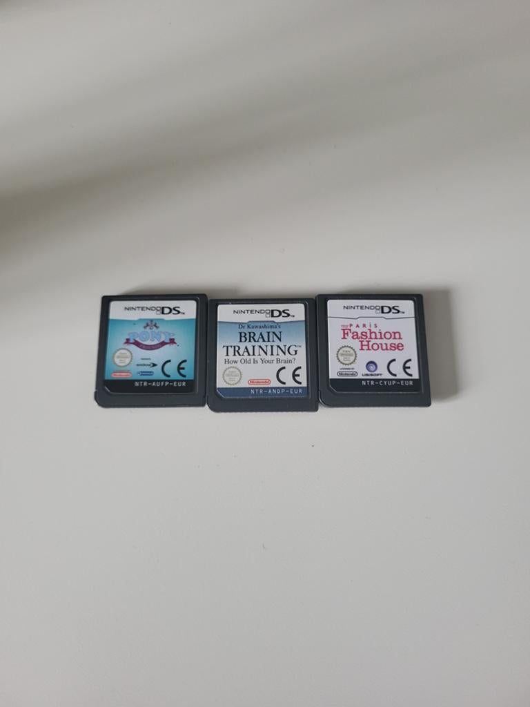 Nintendo DS Games: Brain Training, Fashion House, Princess, Ophalen of Verzenden