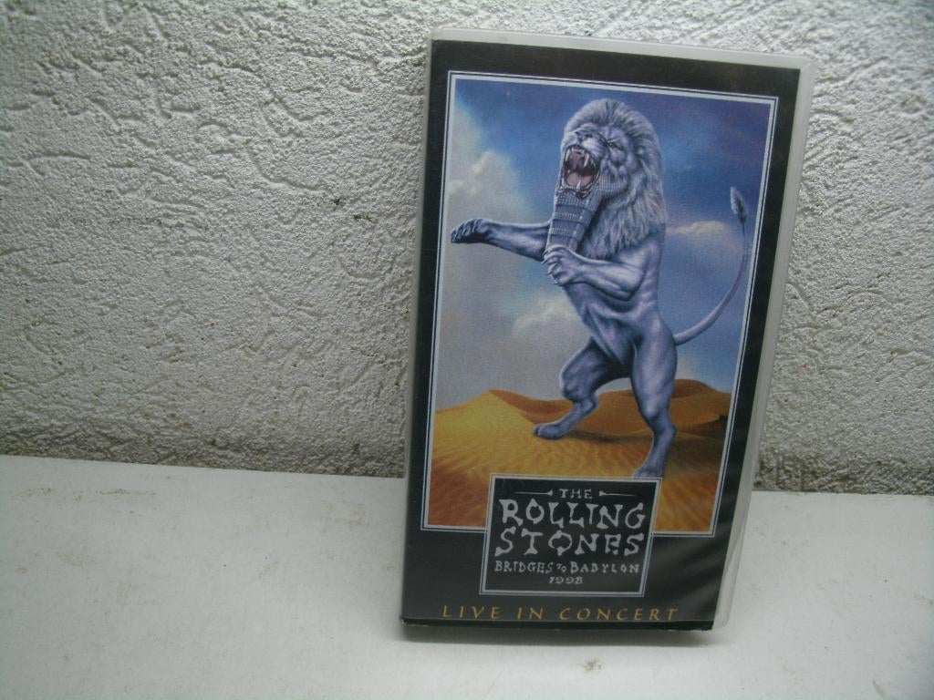 vhs 123b rolling stones live in concert, Alle leeftijden, Ophalen of Verzenden, Zo goed als nieuw