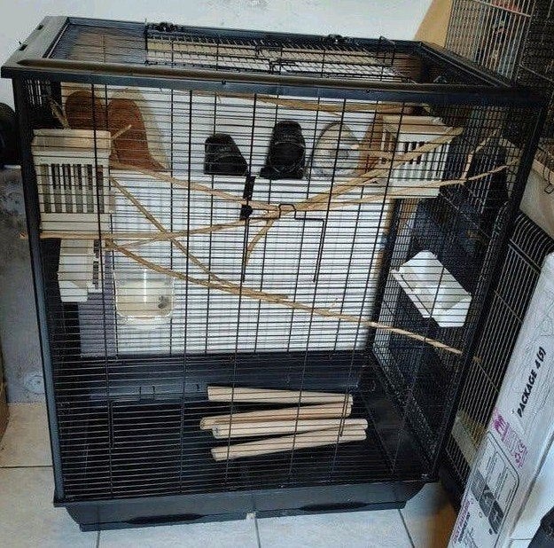 luxe voliere/ mega vogelkooi te koop! + toebehoren, Ophalen, Zo goed als nieuw, Vogelkooi