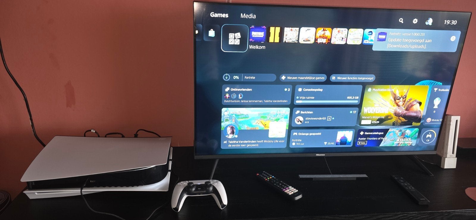 Sony PlayStation 5 Disc Edition met 2TB FireCuda SSD, Ophalen, Zo goed als nieuw