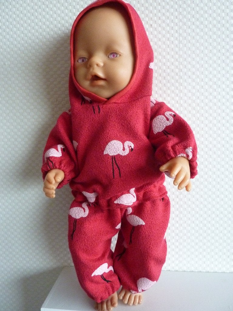 Joggingpak voor de baby born van 43 cm Poppenkleertjes, Ophalen of Verzenden, Nieuw, Babypop