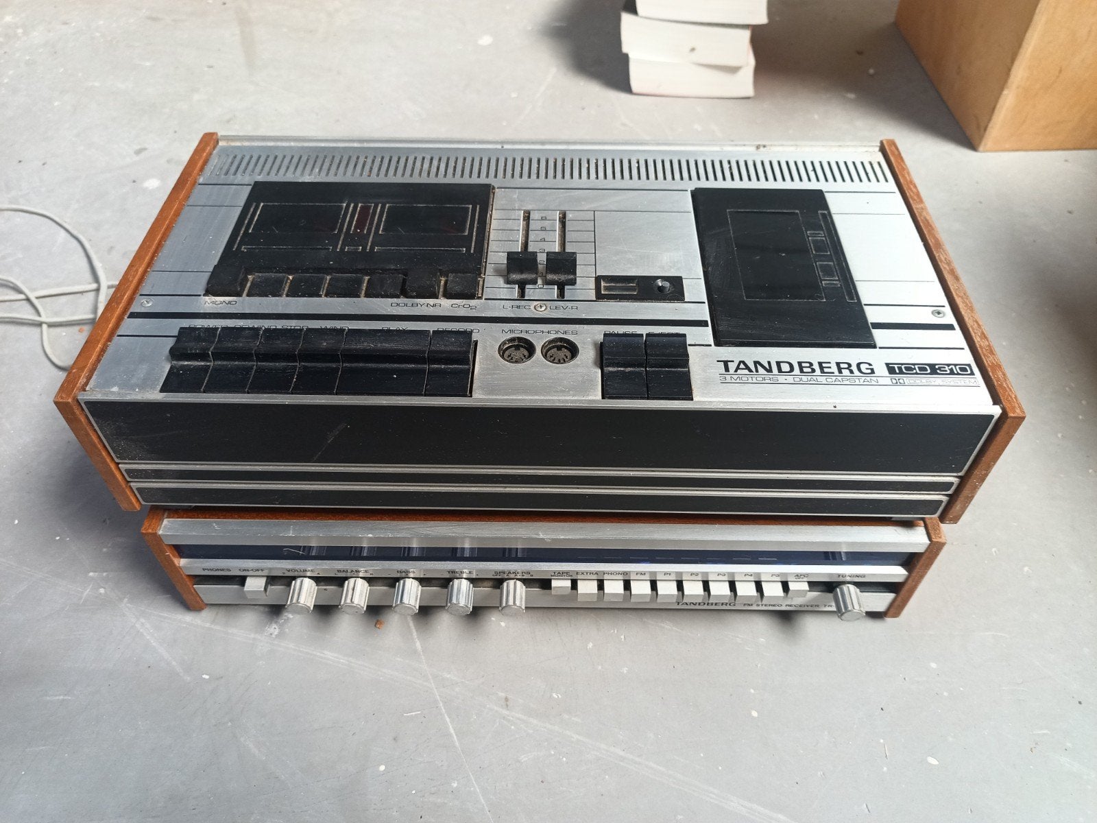 Tandberg TCD 310 Cassettedeck - Vintage Audio, Ophalen of Verzenden, Enkel, Overige merken, Tiptoetsen