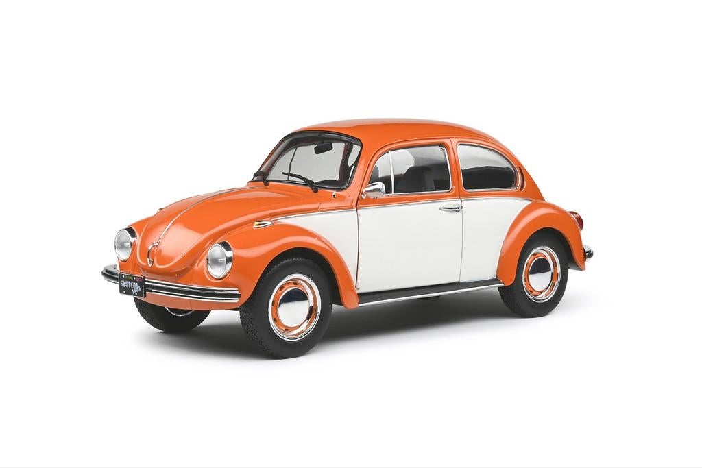 Volkswagen kever oranje/wit, Hobby en Vrije tijd, Modelauto's | 1:18, Ophalen of Verzenden, Nieuw, Auto, Solido