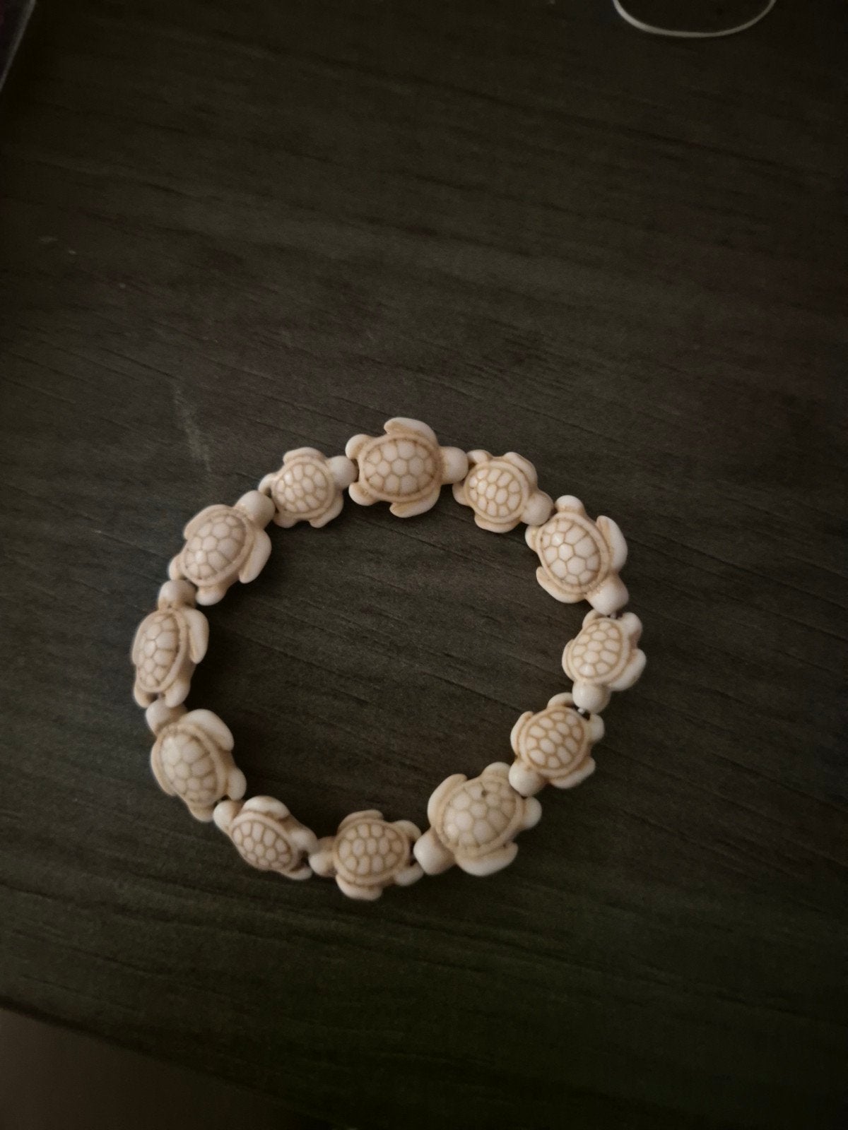 Leuke Schildpad Armband, Sieraden, Tassen en Uiterlijk, Armbanden, Gebruikt, Beige, Kunststof of Plastic, Ophalen of Verzenden