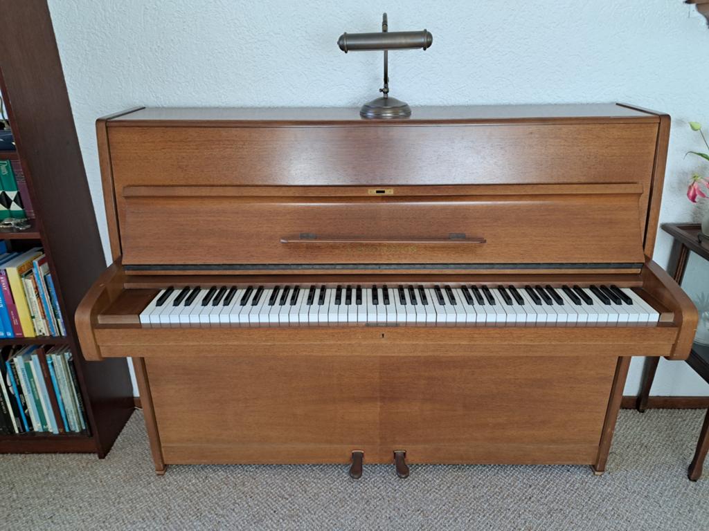 Bechstein Piano - Klassieke Elegantie en Rijke Klank, Ophalen, Gebruikt, Bruin, Piano