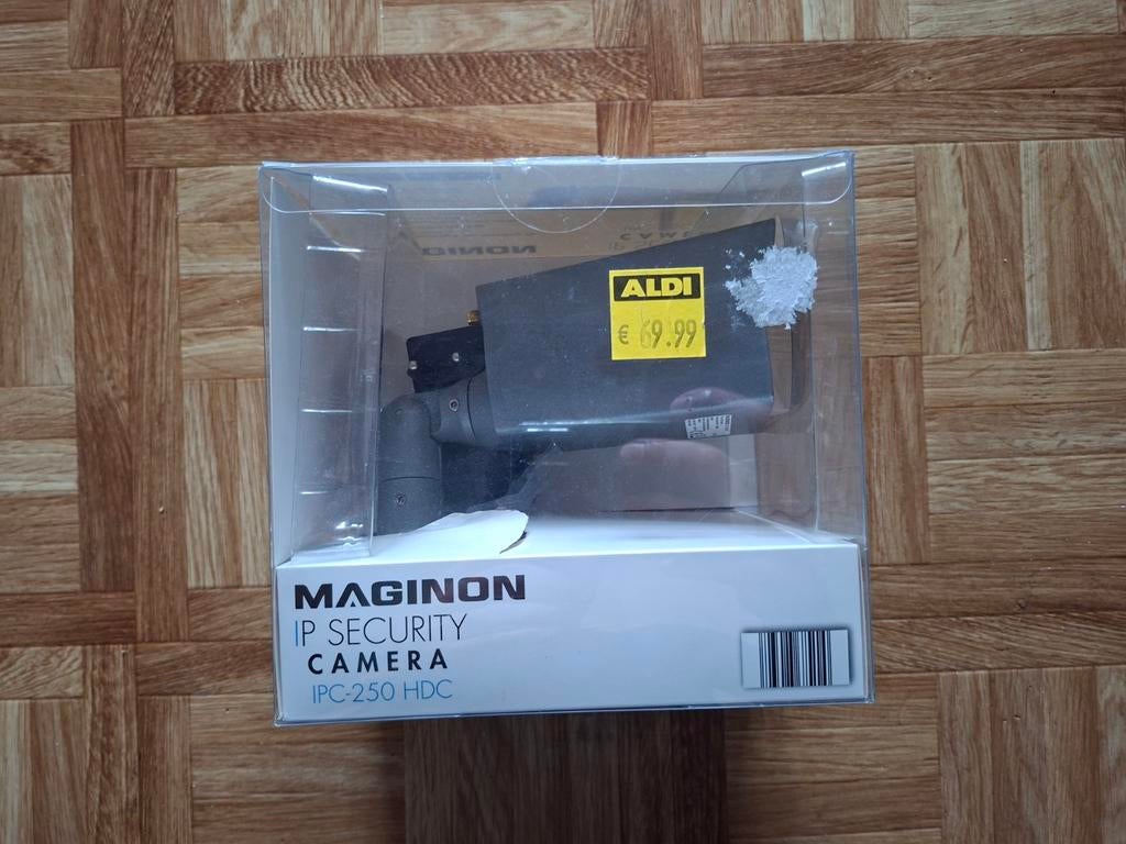 Maginon IP Camera IPC-250 HDC POE wifi lan wlan metalen huis, Audio, Tv en Foto, Videobewaking, Ophalen of Verzenden, Gebruikt