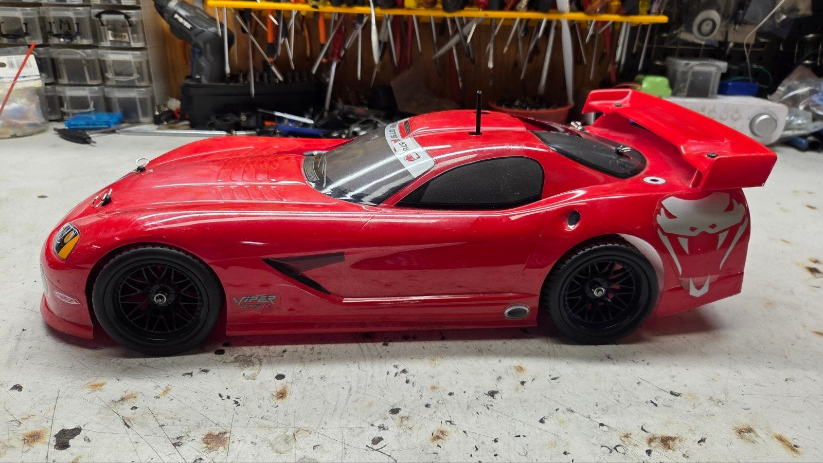 te koop mooie hpi rs 4, Gebruikt, Ophalen of Verzenden, Schaal 1:10, Nitro