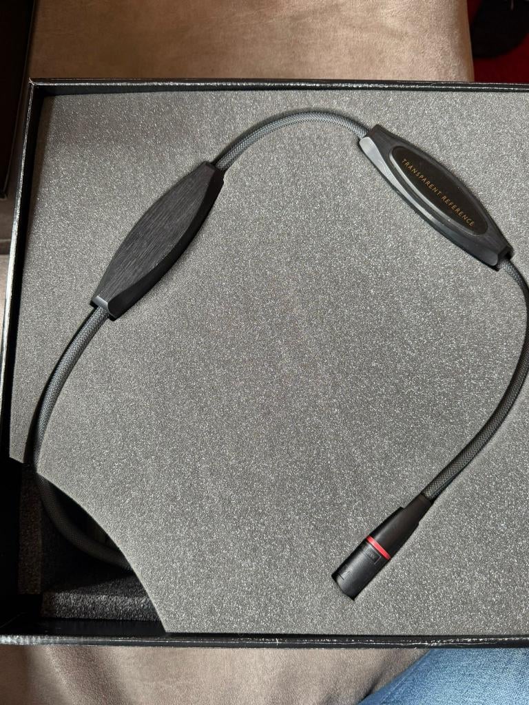 Transparent Audio Reference Balanced XLR 1m / RBL1 / MM2, Audio, Tv en Foto, Audiokabels en Televisiekabels, Ophalen of Verzenden