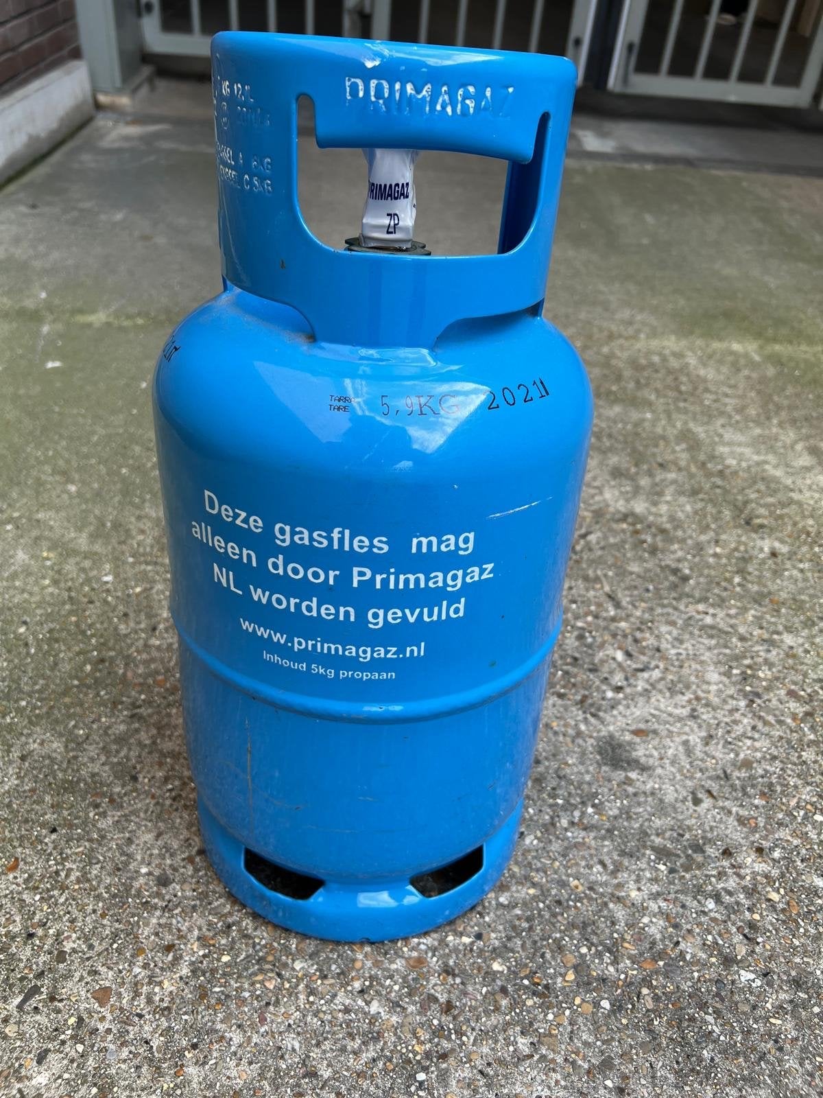 Primagaz EasyBlue 5.9KG gasfles - Verzegeld, Ophalen, Nieuw