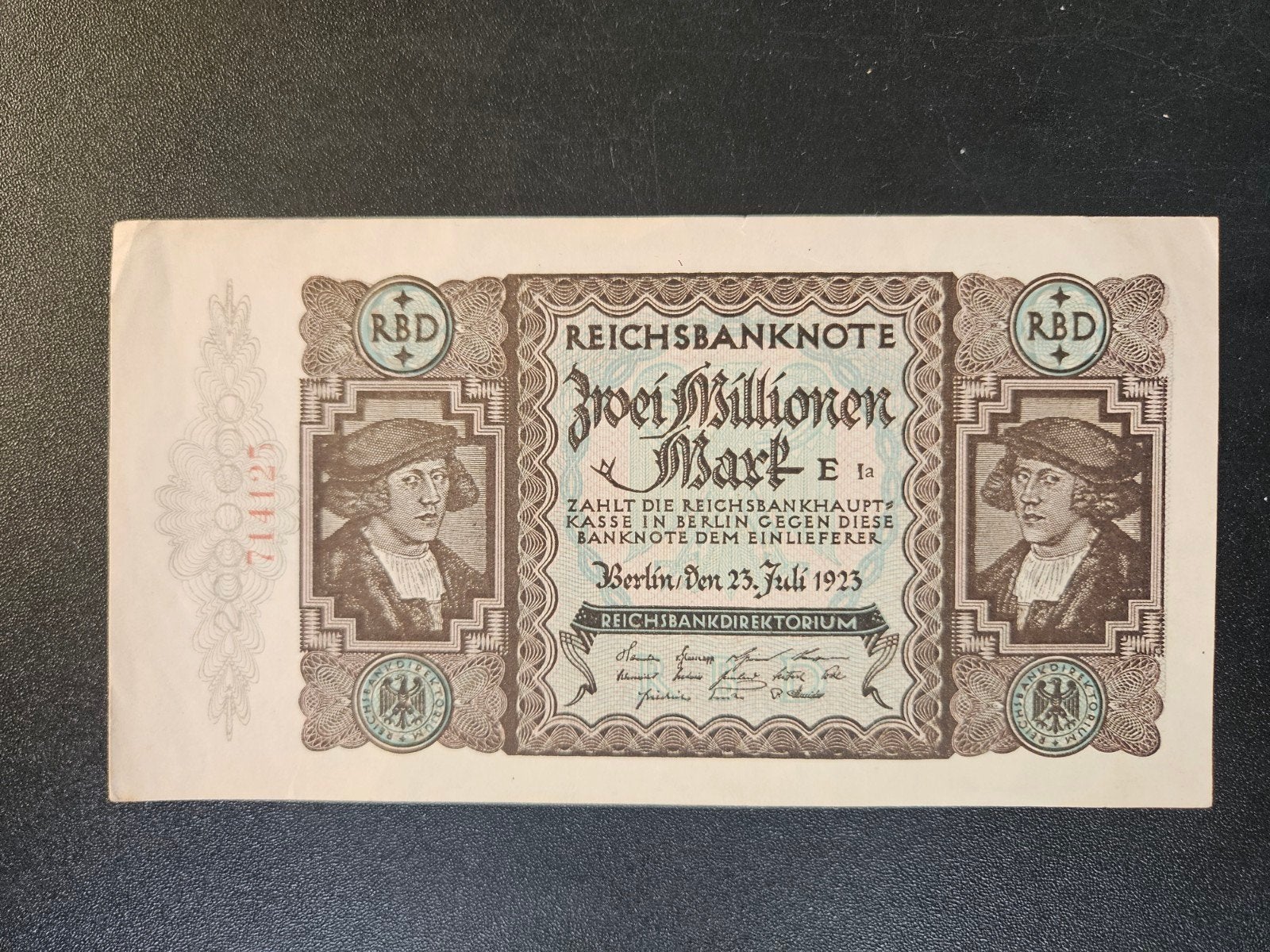 Duitsland pick 89a 1923 zf+, Postzegels en Munten, Bankbiljetten | Europa | Niet-Eurobiljetten, Verzenden, Duitsland, Los biljet